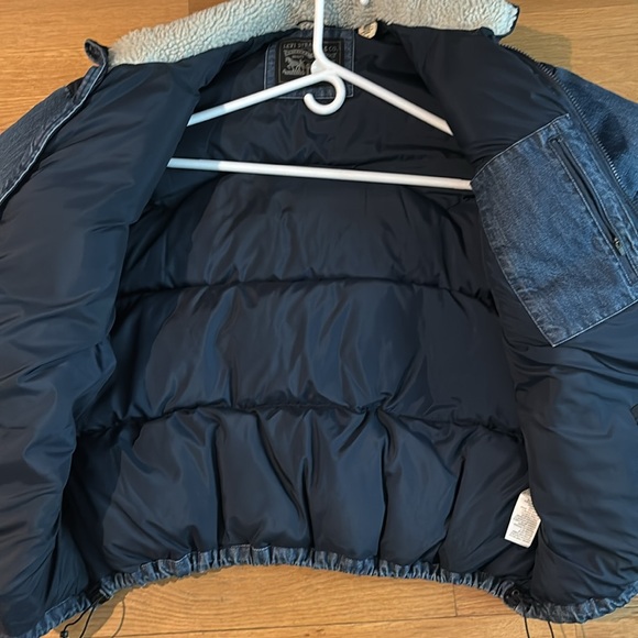 Levi’s Men’s Denim Super Puffer Jacket - Picture 7 of 10